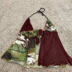 It was too big in the chest area for me. For reference I am a a cup.